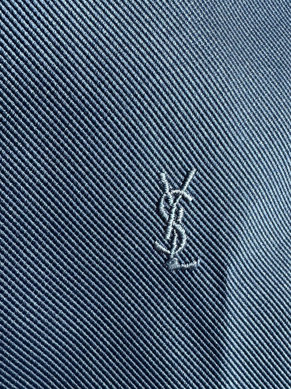 Vintage YSL Embroidered Tie